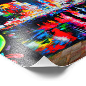 Graffiti Street Art Camden Town London Fotodruck (Ecke)