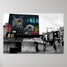 Graffiti Street Art Camden Town London Poster