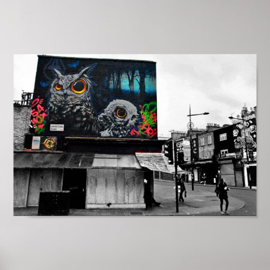 Graffiti Street Art Camden Town London Poster (Vorne)