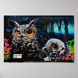 Graffiti Street Art Camden Town London Poster