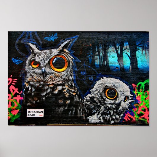 Graffiti Street Art Camden Town London Poster (Vorne)