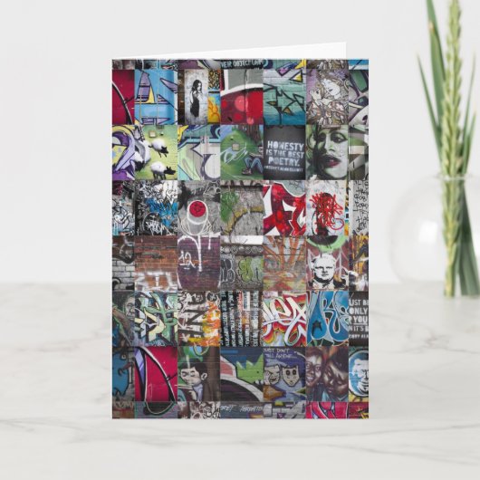 Graffiti & Street Art Card Karte (Vorderseite)