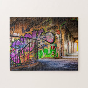 Graffiti Street Art Colorado Treppe Puzzle