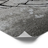 Graffiti Street Art Light-Heart Rotballon Poster (Ecke)