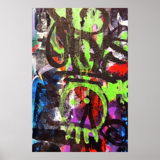 Graffiti Street Art Poster (Vorne)