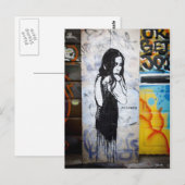 Graffiti / Street Art Postkarte (Vorne/Hinten)