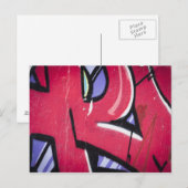 Graffiti / Street Art Postkarte (Vorne/Hinten)
