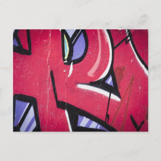 Graffiti / Street Art Postkarte (Vorderseite)