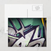 Graffiti / Street Art Postkarte (Vorne/Hinten)