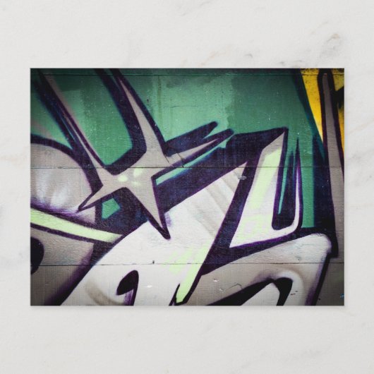 Graffiti / Street Art Postkarte (Vorderseite)