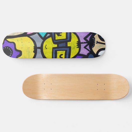 Graffiti Street Art Skateboard (Horizontal)
