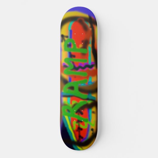 Graffiti Street Art Skateboard (Vorderseite)