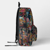 Graffiti Street Bedruckter Rucksack (Links)