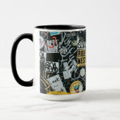 Graffiti Street Pattern Tasse (Links)