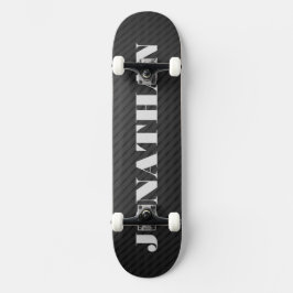 Graffiti Street schwarz mit Name Skateboard