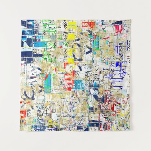 Graffiti street wall. Grunge wallart,street,backgr Wandteppich (Vorderseite (Horizontal))