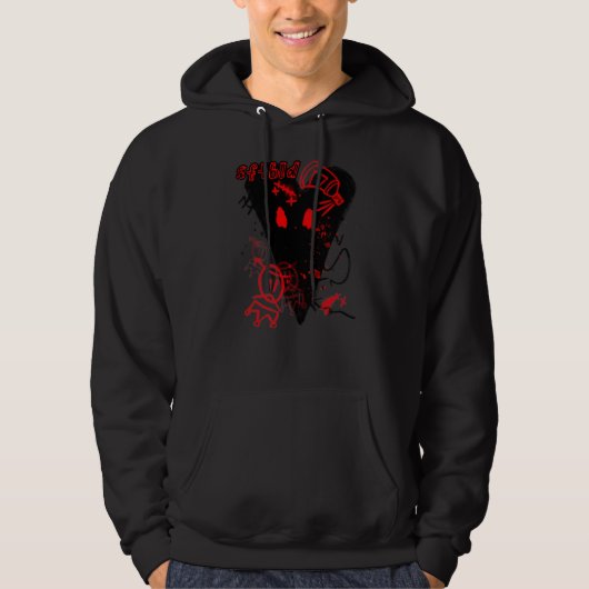 Graffiti Streetwear Hoodie (Vorderseite)