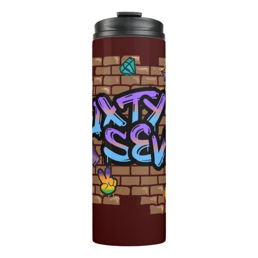 Graffiti Style 67 Thermosbecher (Vorderseite)