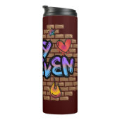 Graffiti Style 67 Thermosbecher (Nach rechts gedreht)