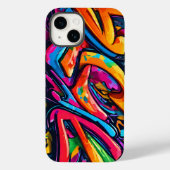 Graffiti Style Abstrakt Art Case-Mate iPhone Hülle (Rückseite)