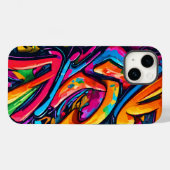 Graffiti Style Abstrakt Art Case-Mate iPhone Hülle (Rückseite (Horizontal))