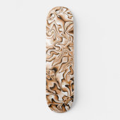 Graffiti Style Abstrakt getoastete Marshmallow-Far Skateboard (Vorderseite)