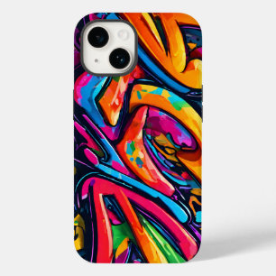 Graffiti-Style abstrakte Kunst Case-Mate iPhone 14 Hülle