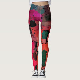 Graffiti Style Abstrakte Kunst Leggings