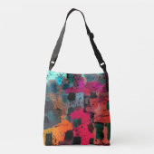Graffiti Style Abstrakte Kunst Tasche (Rückseite)