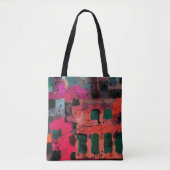 Graffiti Style Abstrakte Kunst Tasche (Vorderseite)