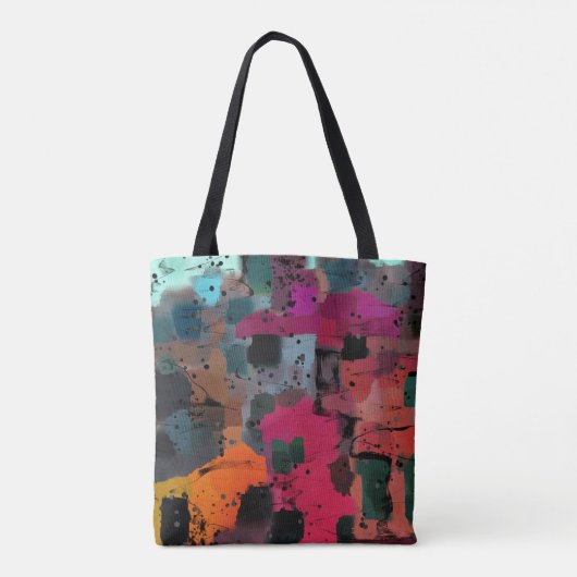 Graffiti Style Abstrakte Kunst Tasche (Rückseite)