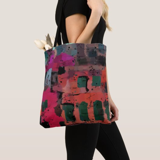 Graffiti Style Abstrakte Kunst Tasche (Von Nahem)