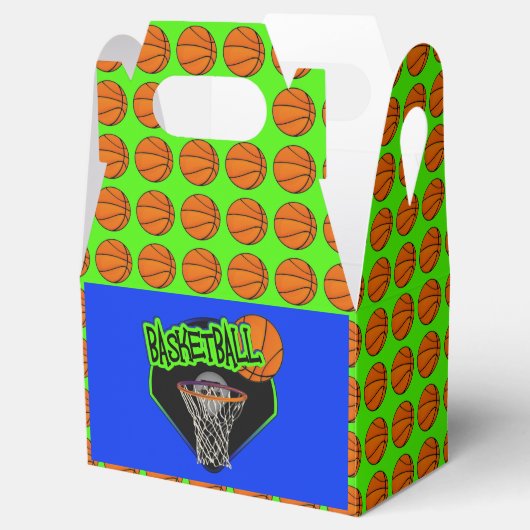 Graffiti Style Basketball und Hoop Geschenkschachtel (Geöffnet)