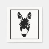 Graffiti Style Donkey oder Mule Street Art Zeichne Serviette (Vorderseite)