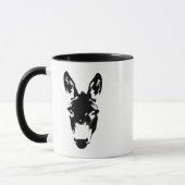 Graffiti Style Donkey oder Mule Street Art Zeichne Tasse (Links)