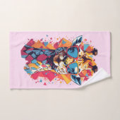 Graffiti Style Giraffe Portrait-58567 Badhandtuch Set (Handtuch)