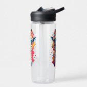 Graffiti Style Giraffe Portrait-58567 Trinkflasche (Links)
