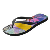 Graffiti Style High Top Schuhe Badesandalen (Schrägansicht)