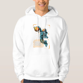 Graffiti Style Ich brauche mehr Space Basketball Hoodie