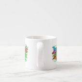 Graffiti Style Organspende Bewusstsein Espressotasse (Rückseite)