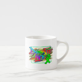 Graffiti Style Organspende Bewusstsein Espressotasse