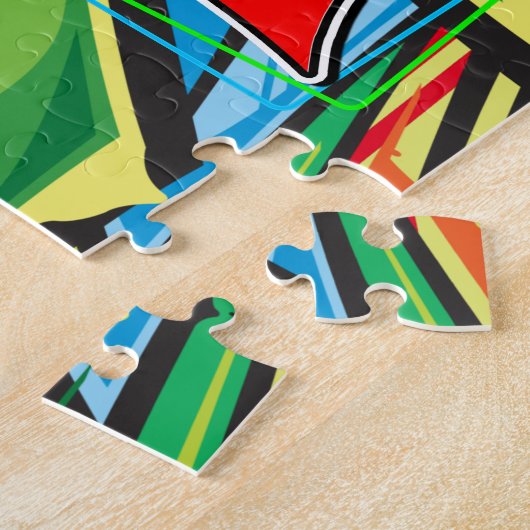 Graffiti Style Organspende Bewusstsein Jigsaw Puz Puzzle (Seite)