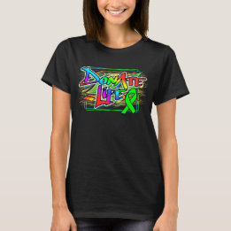 Graffiti Style Organspende Bewusstsein T-Shirt