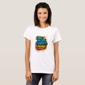 Graffiti-Style Reading Quote T-Shirt / Book Lover (Vorne ganz)