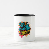 Graffiti-Style Reading Quote T-Shirt / Book Lover Tasse (Zentrum)