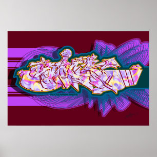 Graffiti-Style SICK Poster