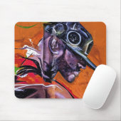 Graffiti Style Skateboarder Typ Mousepad (Mit Mouse)