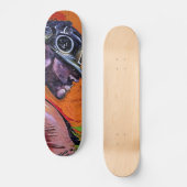 Graffiti Style Skateboarder Typ Skateboard (Vorderseite)