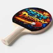 Graffiti Style Table Tennis Artwork Tischtennis Schläger (Vorderseite)