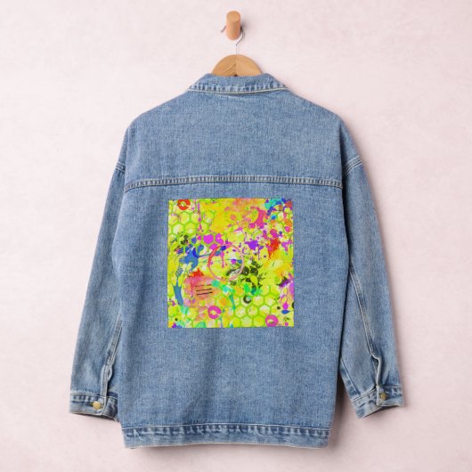 Graffiti Summer Abstrakt 1 Denim Jacket Jeansjacke (Hangar)